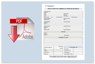 Application For Commercial Financing Business (PDF)